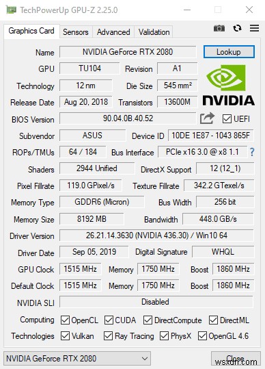 Windows 10 PC에서 그래픽 카드 확인하는 방법 총정리