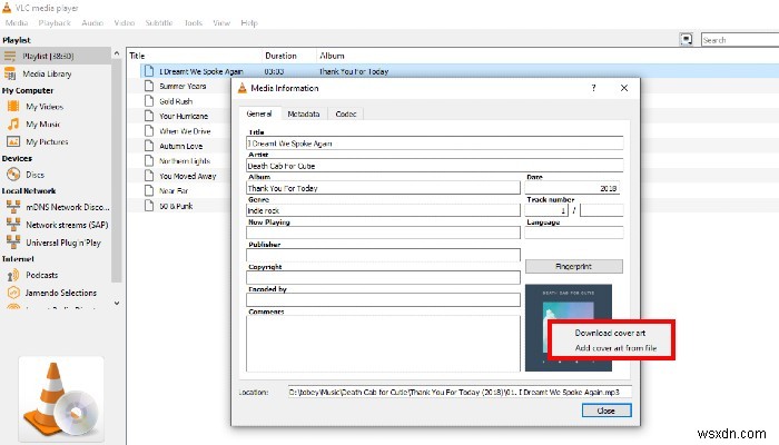 Windows 10에서 MP3에 앨범 아트 추가하는 방법 총정리