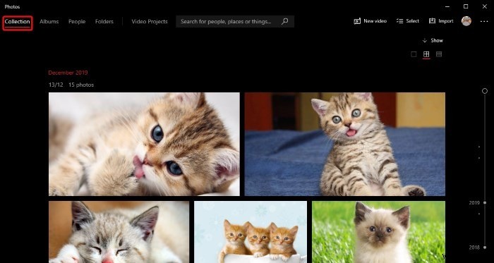 Windows 10 기본  사진  앱으로 사진 깔끔하게 정리하는 방법