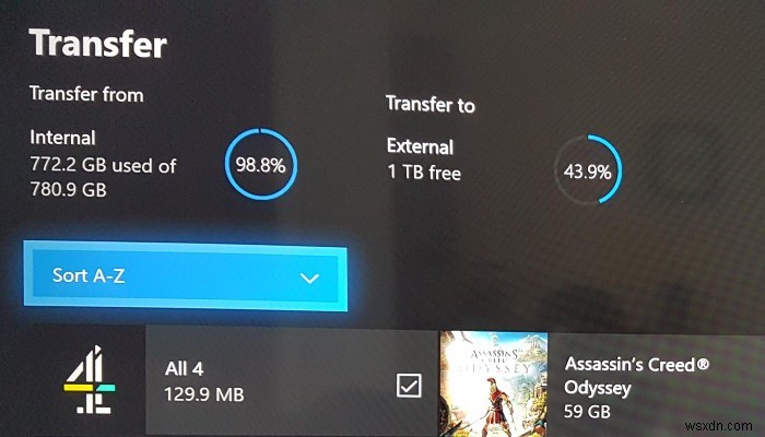 Xbox One 외장 하드디스크를 PC에서 사용할 수 있도록 포맷하는 방법