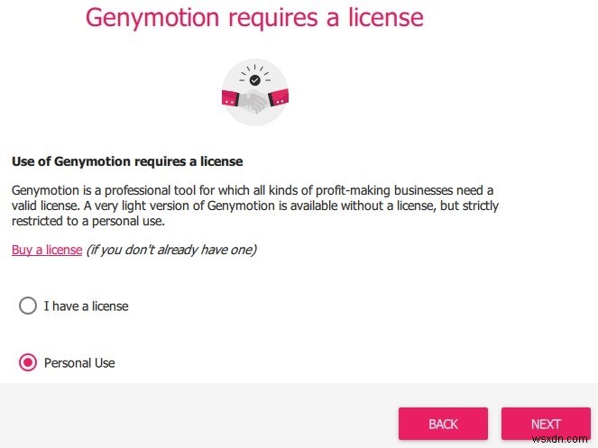 Windows 10에서 Genymotion으로 안드로이드 앱을 실행하는 방법