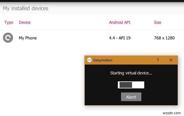 Windows 10에서 Genymotion으로 안드로이드 앱을 실행하는 방법