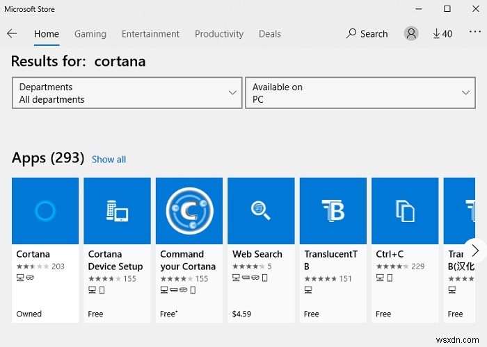 2020년 5월 업데이트 이후 윈도우 10에서 Cortana(코타나) 제거하는 방법