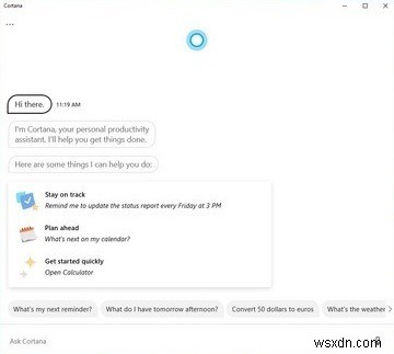 새로운 마이크로소프트 코타나(Cortana), 여전히 쓸 만할까?