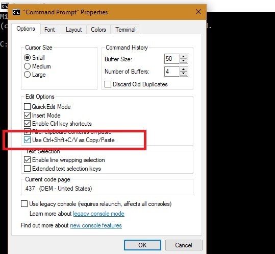 Windows 10 명령 프롬프트에서 복사·붙여넣기 활성화하는 완벽 가이드