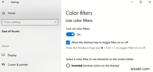 색맹·색약 사용자를 위한 Windows 10 색상 필터 완벽 활용 가이드