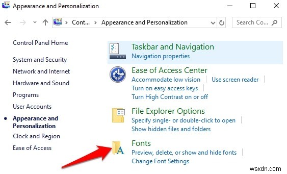 Windows 10에서 글꼴 설치하고 관리하는 방법 완벽 가이드