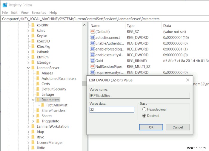 Windows 10에서 레지스트리 편집기(Regedit)로 네트워크 속도를 높이는 8가지 방법