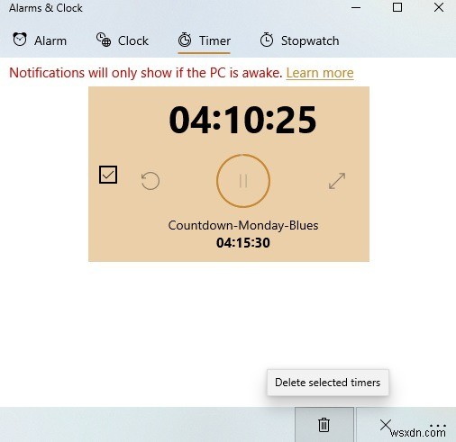 Windows 10에서 알람과 타이머 설정하는 방법 총정리
