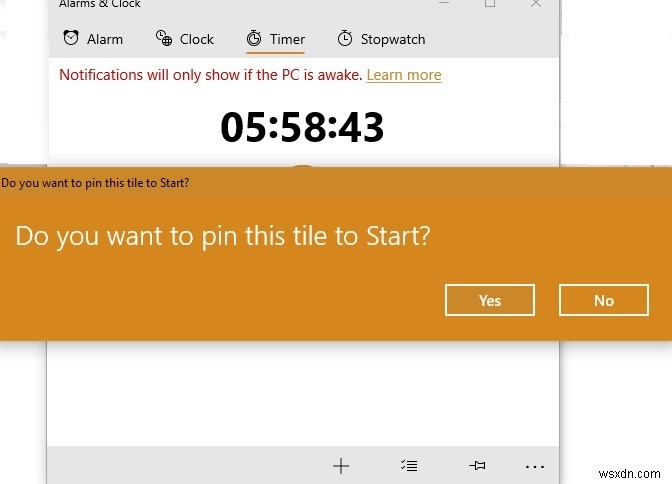 Windows 10에서 알람과 타이머 설정하는 방법 총정리