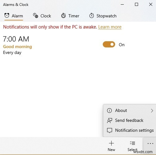 Windows 10에서 알람과 타이머 설정하는 방법 총정리