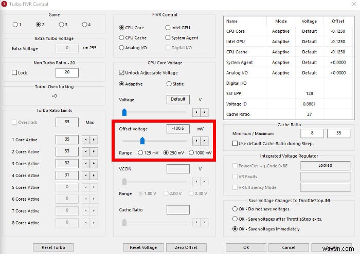 Windows에서 ThrottleStop으로 CPU 언더볼팅하기: 발열 감소와 배터리 효율 향상 가이드