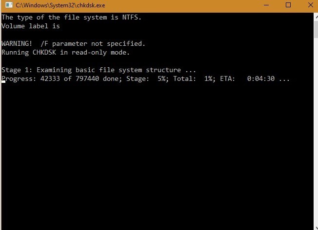 Windows 10에서 예약된 Chkdsk 작업 취소하는 방법 (명령 프롬프트 & 레지스트리)