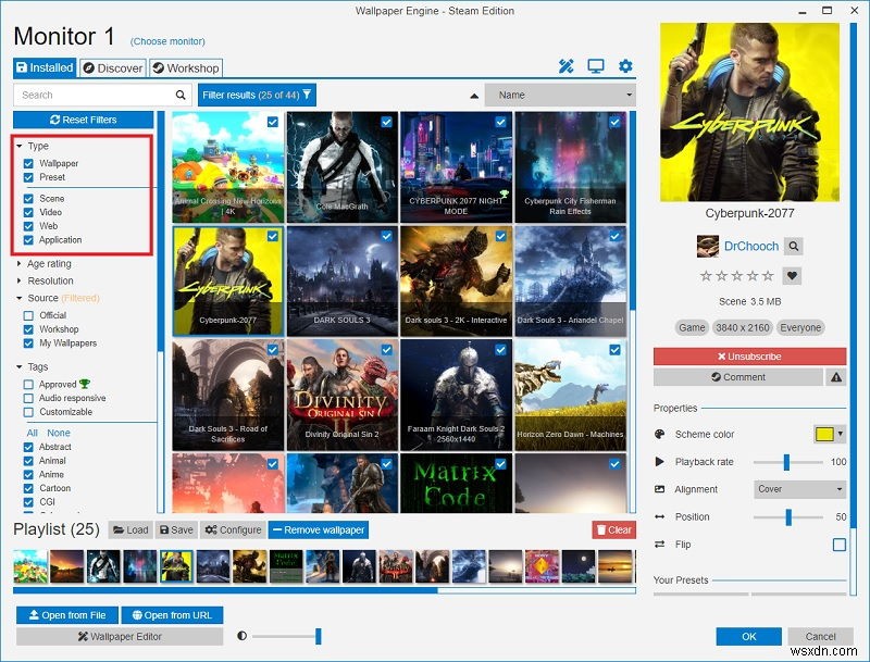 Windows 10에서 애니메이션·라이브 배경화면 설정하는 방법