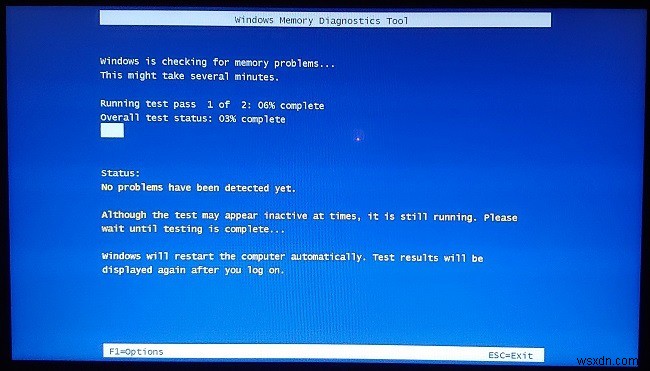 Windows 메모리 진단 도구로 PC 메모리 문제를 진단하는 방법