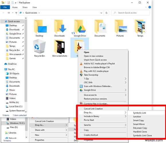 Windows 10에서 심볼릭 링크(Symlink) 만드는 방법 총정리