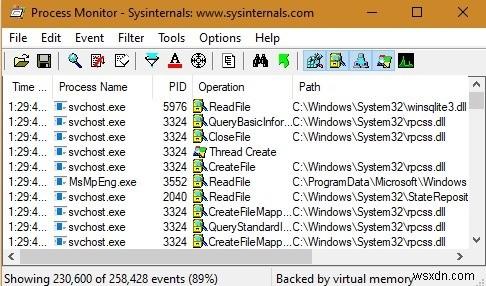 Process Monitor로 Windows 응용 프로그램 오류 진단하고 디버그하는 방법