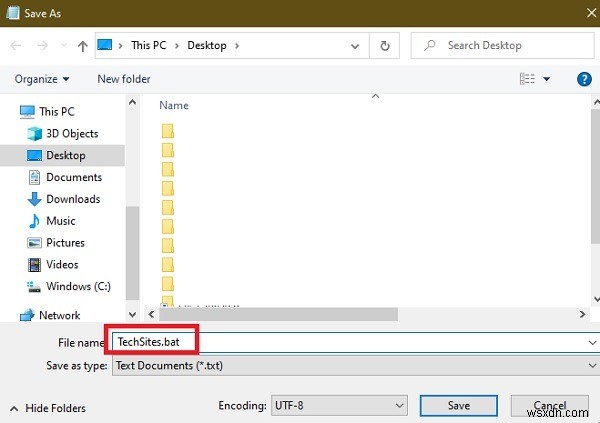 Windows 10에서 배치 파일 하나로 여러 웹사이트 한 번에 열기