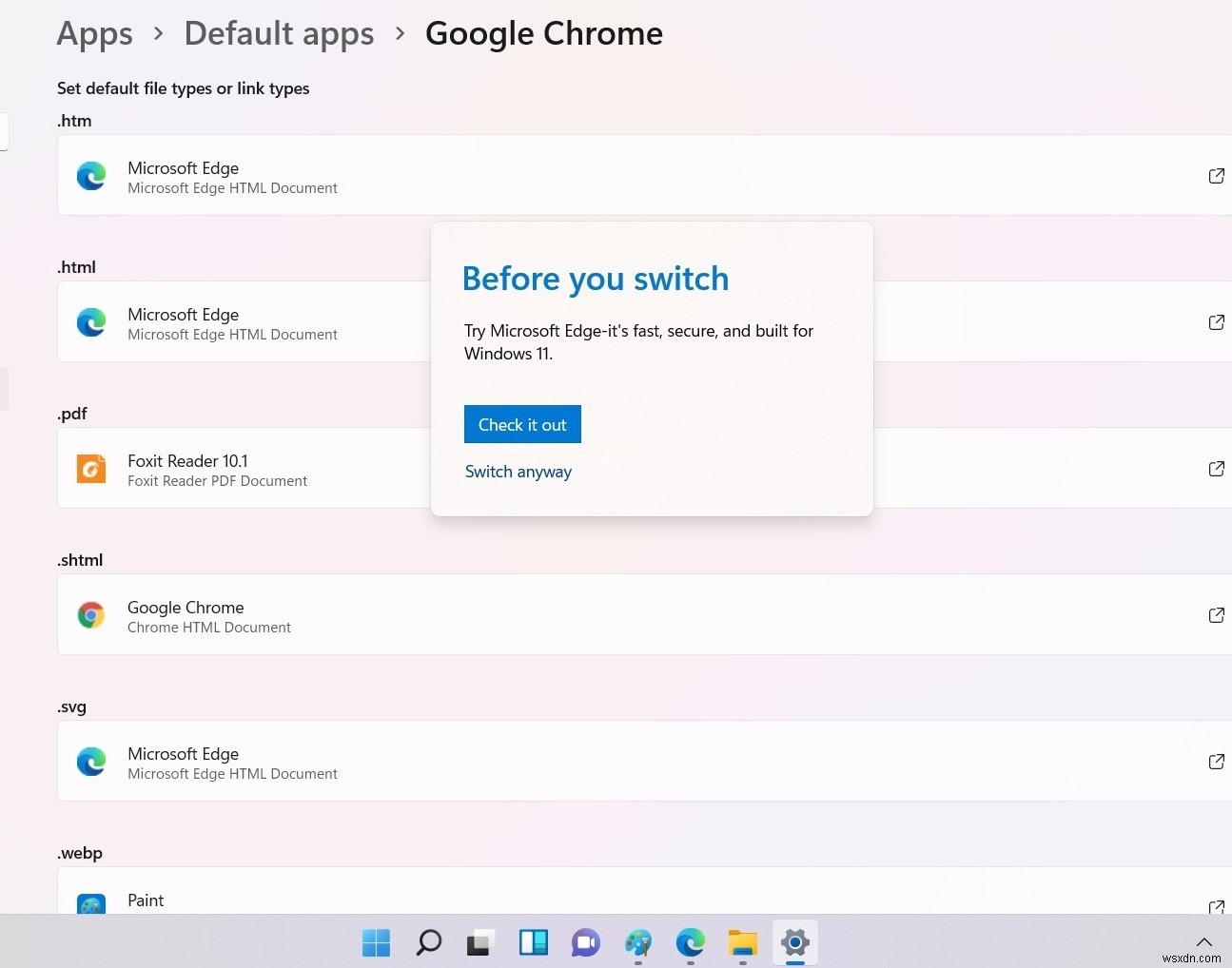 Windows 11 기본 앱 및 기본 브라우저 변경하는 완벽 가이드