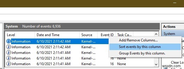 Windows 10에서 PC 시작·종료 기록 확인하는 방법 2가지