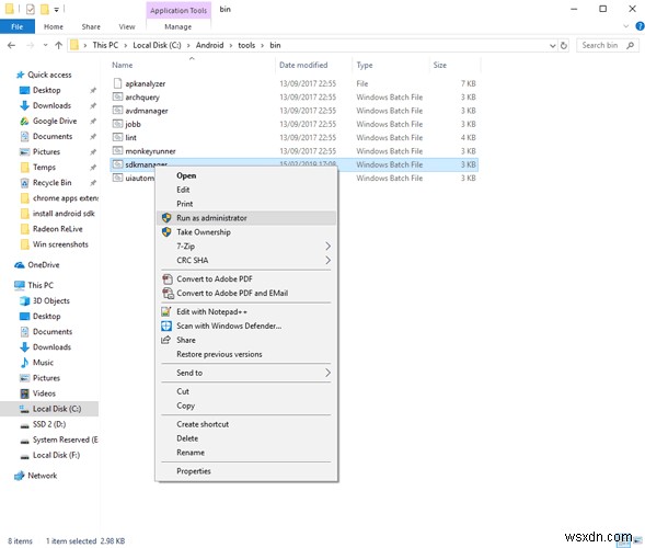 Windows 10에서 Android Studio 및 SDK 도구 설치하는 완벽 가이드