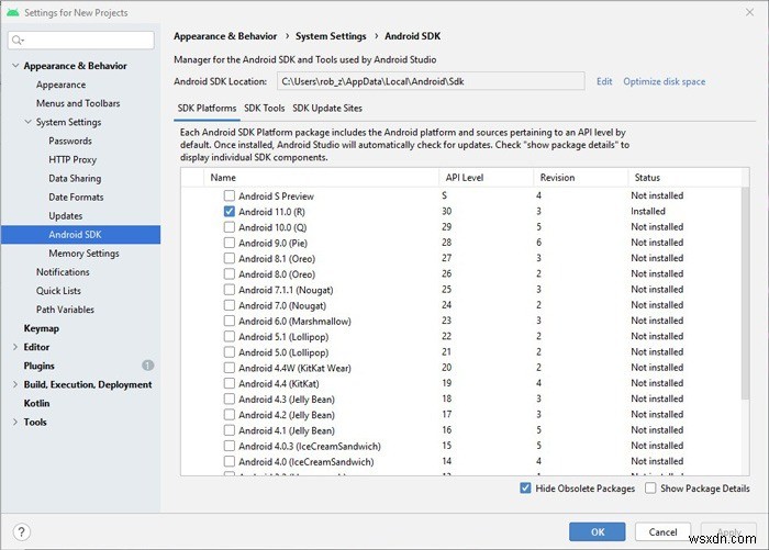 Windows 10에서 Android Studio 및 SDK 도구 설치하는 완벽 가이드
