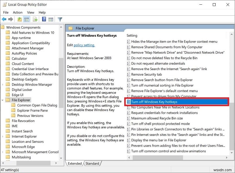 Windows 10에서 Windows 키를 비활성화하는 3가지 방법