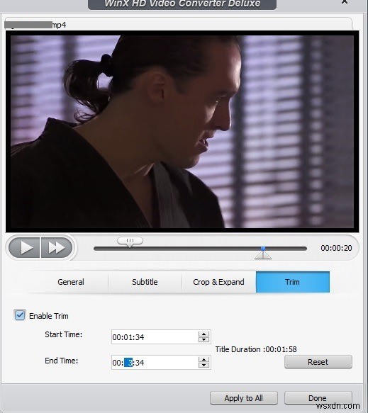 WinX HD Video Converter Deluxe로 화질 그대로 영상 압축하기 – 최대 70% 할인