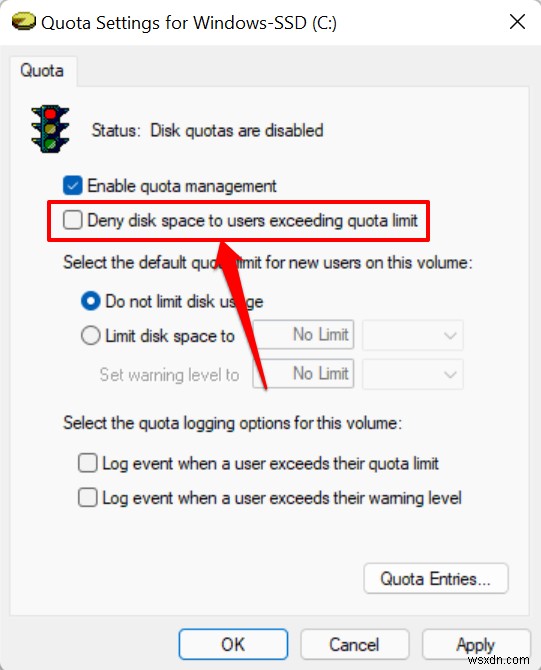 Windows 11에서 사용자 디스크 할당량 설정하는 완벽 가이드