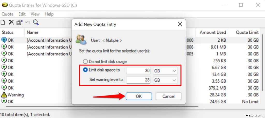 Windows 11에서 사용자 디스크 할당량 설정하는 완벽 가이드