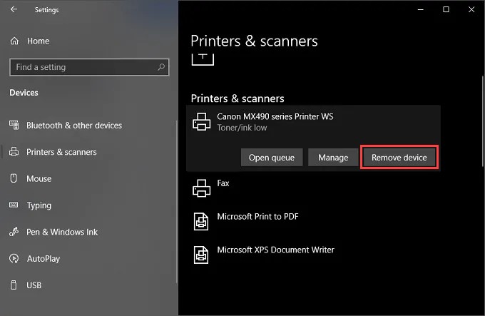 Windows 10에서 인쇄 스풀러가 계속 중지되는 문제 해결 방법