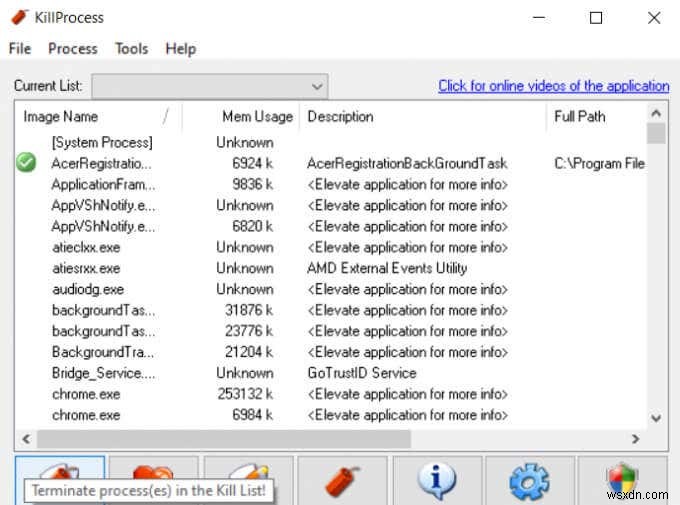Windows 10에서 프로세스를 종료하는 방법 총정리