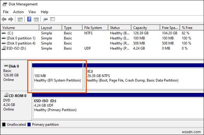 Windows 10 EFI 파티션이란 무엇이며, 삭제해도 될까?