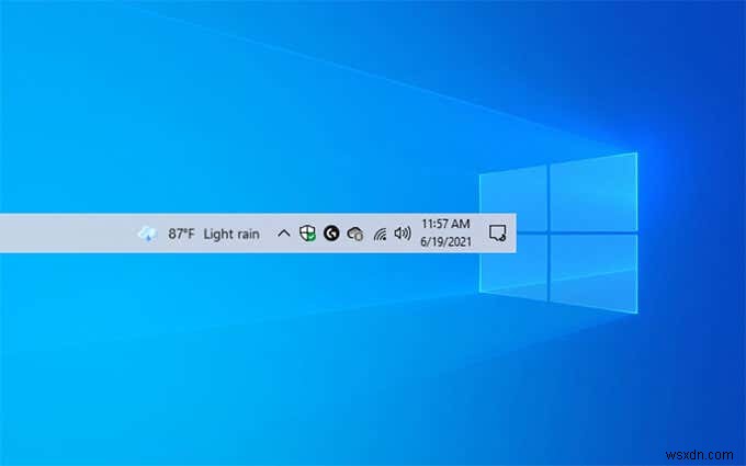 Windows 10 작업 표시줄에서 뉴스 및 관심 항목(뉴스·날씨) 위젯 제거하는 방법