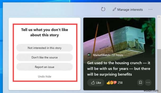 Windows 10 작업 표시줄에서 뉴스 및 관심 항목(뉴스·날씨) 위젯 제거하는 방법