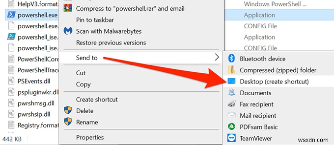 윈도우 10에서 명령 프롬프트와 PowerShell 바탕화면·키보드 단축키 설정하는 방법