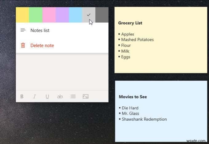 Windows 10 스티커 메모(Sticky Notes) 완벽 활용 가이드