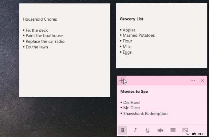 Windows 10 스티커 메모(Sticky Notes) 완벽 활용 가이드