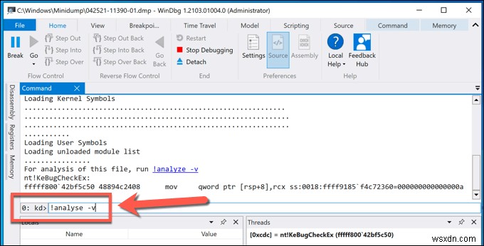 Windows 10 메모리 덤프 파일(.dmp) 분석하는 방법 총정리