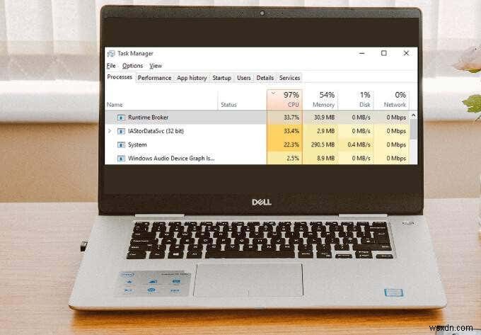 Windows 10에서 IAStorDataSvc 높은 CPU 사용률 해결하는 방법