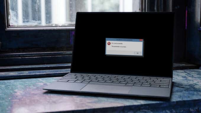 Windows 10  매개 변수가 올바르지 않습니다  오류, 5가지 해결 방법