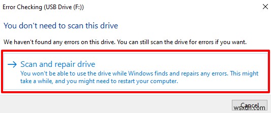 Windows 10  매개 변수가 올바르지 않습니다  오류, 5가지 해결 방법