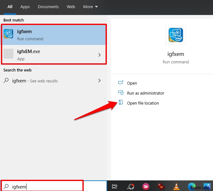 Windows 10의 IgfxEM 모듈이란 무엇이며 안전한가요?
