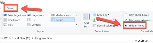 Windows 10에서 숨겨진 WindowsApps 폴더에 접근하는 방법