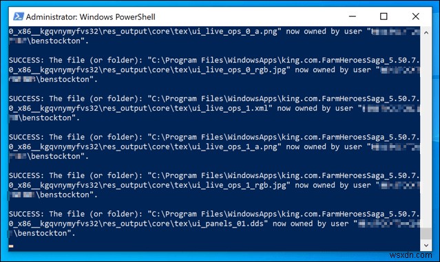 Windows 10에서 숨겨진 WindowsApps 폴더에 접근하는 방법