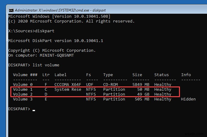 Windows 10 마운트할 수 없는 부팅 볼륨 오류 해결 방법 총정리