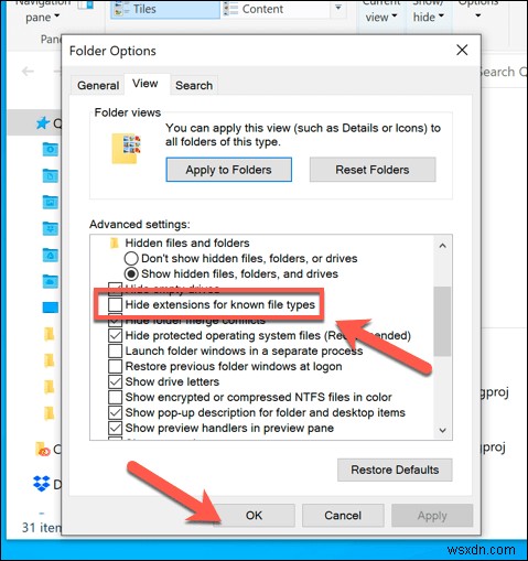 Windows 10에서 파일 형식(확장자)을 변경하는 방법 총정리