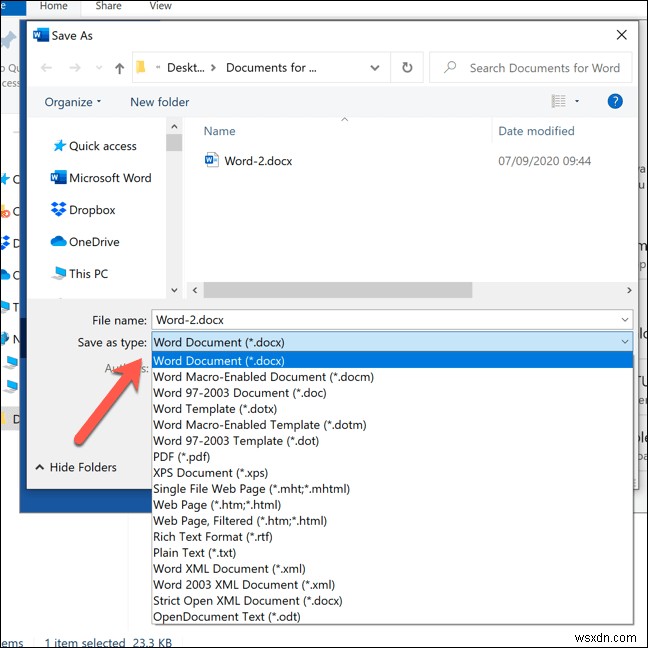 Windows 10에서 파일 형식(확장자)을 변경하는 방법 총정리