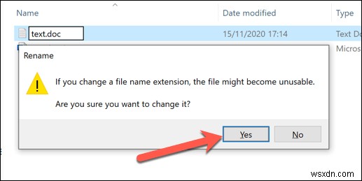 Windows 10에서 파일 형식(확장자)을 변경하는 방법 총정리
