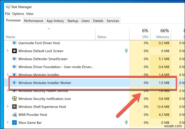 Windows Modules Installer Worker(tiworker.exe)란? 안전성 확인과 높은 CPU 사용률 해결 방법